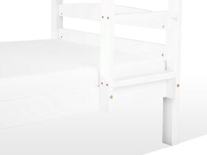 Emeletes ágy 90 cm RESPOND (ágyráccsal) (fehér). 1007446