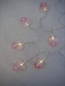 Sinsay - LED-es fényfüzér - pasztellpink
