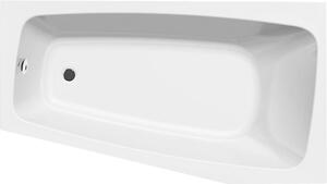 Aqualine Aqualine, BEROUNKA kád 160x90x41cm, jobb, fehér, A1691