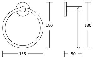 Aqualine, SAMBA gyűrű, króm, SB106