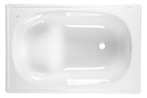Aqualine, Ülőzománc fürdőkád 105x70cm, fehér, V105X70