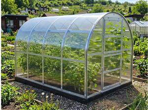 Üvegház LANITPLAST KYKLOP2 2x4 m PC 4 mm LG4754