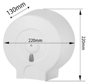 Aqualine, WC-papír adagoló 19 cm átmérőig, ABS fehér, 693