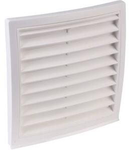 Ventilátor rács, műanyag, alkalmas a 10 cm átmérőjű csőhöz Wallair 100 szúnyogháló