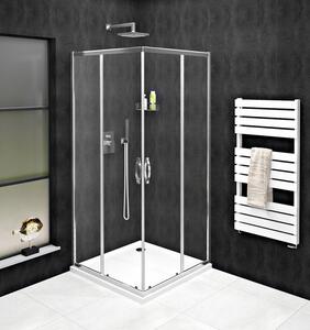 Gelco Gelco, SIGMA SIMPLY négyzet alakú zuhanyparaván 900x900 mm, sarokbejárat, átlátszó üveg, GS2190GS2190