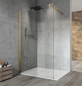 Gelco, VARIO GOLD egyrészes zuhanyparaván falra szereléshez, átlátszó üveg, 700 mm, GX1270GX1016