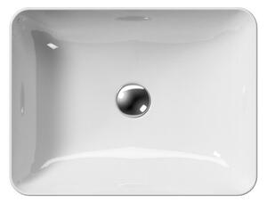 GSI, SAND kerámia asztali mosdókagyló 50x38 cm, fehér ExtraGlaze, 903711