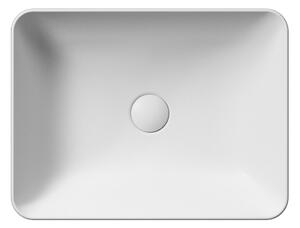 GSI, SAND kerámia asztali mosdókagyló 50x38 cm, fehér matt, 903709