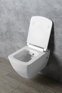 Isvea, PURITY fali WC csésze bidével. zuhany, 35x55,5cm, fehér, 10PL02007-DL