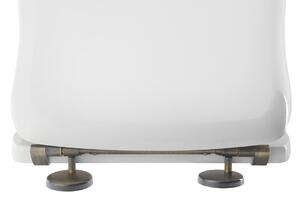 Kerasan, RETRO WC-ülőke, fehér / bronz, 109301