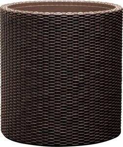 Keter Cylinder L virágcserép, barna
