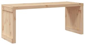 VidaXL tömör fenyőfa kerti kihúzható pad 212,5 x 40,5 x 45 cm