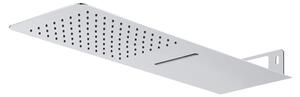 Mereo Mereo, Lapos zuhanyfej, vízeséssel, négyzet 500x200 mm, rozsdamentes acél, MER-CB495N