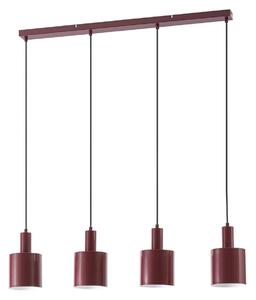 Függőlámpa Lindby, Ovelia, dimmable, Piros, Konyha, Fém, Modern