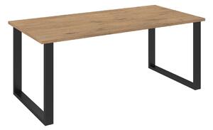 LANCELOT Tölgy ipari asztal - 185x90