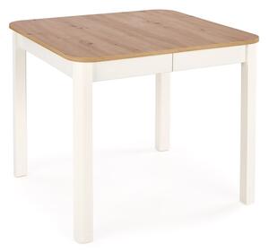 Biatro összecsukható asztal - 90x90 cm - artisan tölgy / fehér