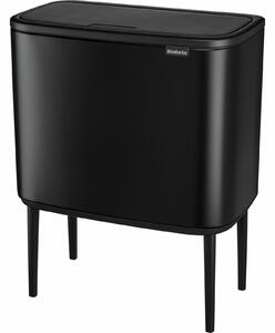 Brabantia 316067 Bo Touch Bin Szelektív szemetes kuka 3 x 11 L - Fekete