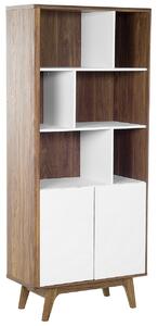 Polcrendszer COLUMBUS 182 cm Barna/fehér