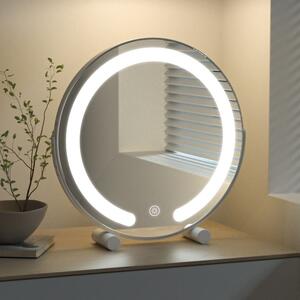 IREDA LED Asztali tükör érintésvezérléssel 30 x 30 cm