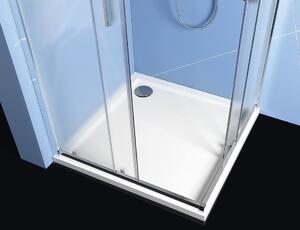 Polysan, EASY LINE négyzet alakú zuhanyparaván 900x900mm, üveg Tégla, EL5138