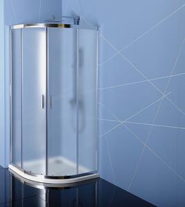 Polysan, EASY LINE negyedkör alakú zuhanyparaván 900x900mm, üveg BRICK, EL2638