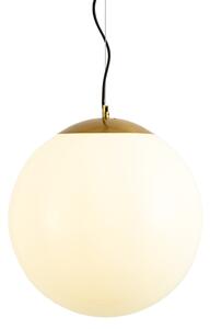 Skandináv függőlámpa opál üvegből 40 cm - Ball 40