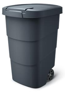 Wheeler Mobil Hulladékgyűjtő Fekete 90L
