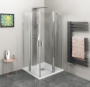 Polysan Polysan, ZOOM LINE négyzet alakú zuhany paraván 900x900mm, átlátszó üveg, ZL5415