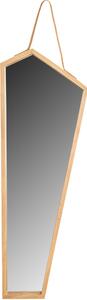 Rea - Tutumi aszimmetrikus tükör szalagon 85 x 30 cm YMJZ20217, barna, HOM-08888