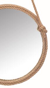Rea - Tutumi, kerek tükör kötélen 60 cm, barna, HOM-06334