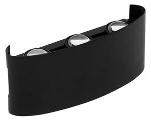 Homlokzati fali lámpa LED JNH040-6G Black