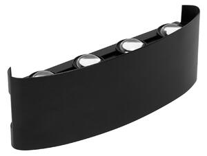 Homlokzati fali lámpa LED JNH041-8G Black
