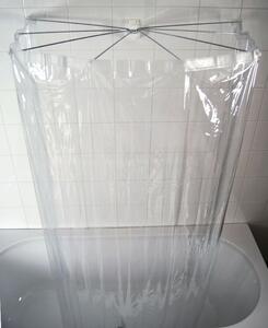 Ridder, OMBRELLA összecsukható zuhanykabin, 100x70cm, átlátszó, 58200