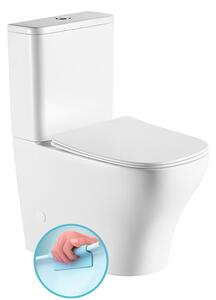Sapho Sapho, BELLO RIMLESS WC kombi csésze tartállyal, alsó/hátsó hulladék