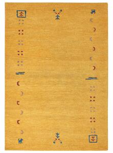 Szőnyeg AKALAN Sárga 160 x 230 cm Gabbeh Gyapjú