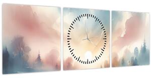 Kép - Elegáns tájkép (órával) (90x30 cm)