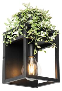 Okos fali lámpa fekete polccal, Wi-Fi-vel, G95 izzóval - Cage Rack
