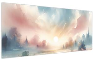 Kép - Elegáns tájkép (120x50 cm)
