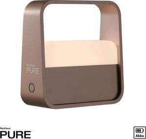 Paul Neuhaus modern asztali lámpa pure go barna pln4055-97