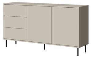 Komód Talsou 101, Laminált forgácslap, 80x151x39cm, Kasmír