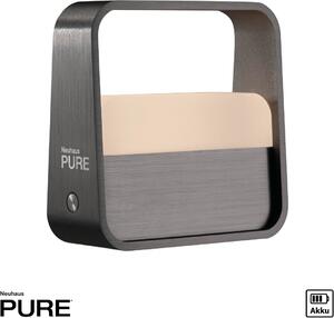 Paul Neuhaus modern asztali lámpa pure go szürke pln4055-15