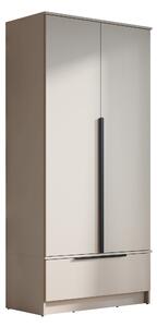 Gardróbszekrény Sarasota 200, Laminált forgácslap, 193x91x51cm, Kasmír