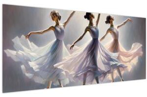 Kép - Három balerina (120x50 cm)