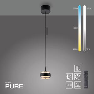 Paul Neuhaus modern függeszték pure falling rings fekete pln2503-18