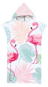 Strandponcsó FLAMINGÓ színes 80x145 cm