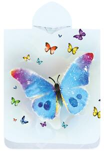 Strand poncsó BUTTERFLY SPARKLE színes 80x145 cm