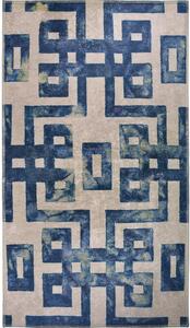 Kék-bézs szőnyeg 80x50 cm - Vitaus