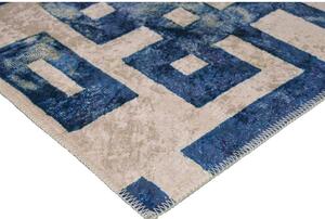 Kék-bézs szőnyeg 80x50 cm - Vitaus