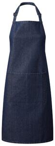 Premier Workwear Kantáros konyhai kötény zsebbel - Indigo denim