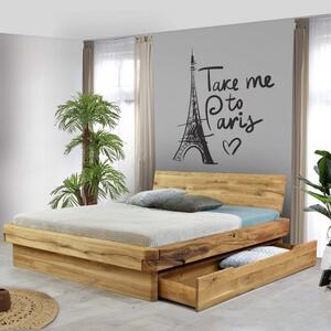 Luxus tölgyfa ágy 180 x 200 , franciaágy Anika